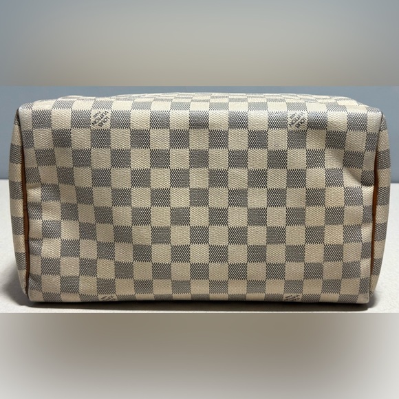 Louis Vuitton Speedy 30 Damier Azur Canvas Leather - Picture 5 of 16